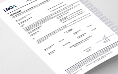 Zertifikat Druckger&auml;terichtlinie 2014/68/EU Modul A2 (PED) der ATEC Armaturenbau und -technik GmbH