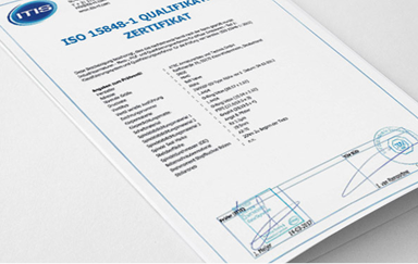 Zertifikat TA-Luft nach DIN EN ISO 15848-1 der ATEC Armaturenbau und -technik GmbH