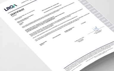 Umstempelungszertifikat nach Richtlinie 2014/68/EU und AD 2000-Regelwerk der ATEC Armaturenbau und -technik GmbH